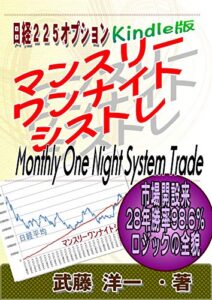マンスリーワンナイトシストレ日経２２５オプション市場開設来２８年勝率９８．６％ロジックの全貌