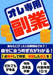 オレ専用副業自分に合う稼ぎ方がわかる！１点集中して稼ぎ、安定した収入を！