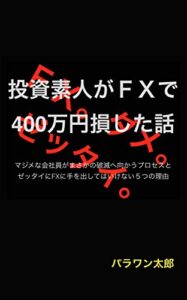 【無料で読める】投資素人がＦＸで４００万円損した話