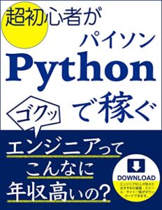 【無料で読める】超初心者がPythonパイソンで稼ぐ: エンジニアってこんなに年収高いの？