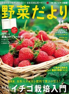 野菜だより2015年11月号 [雑誌]