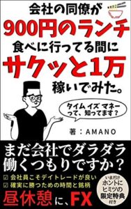 【無料で読める】会社の同僚が900円のランチ食べに行ってる間に、サクッと1万円稼いでみた。【特典付き初回限定版】