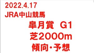 【無料で読める】中央競馬中山競馬皐月賞的中馬券予想