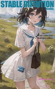 【無料で読める】月刊StableDiffusion – AIアートコレクション – 最新モデルで独自生成された美少女写真集 – イラストバージョン 第1号(2023年3月)
