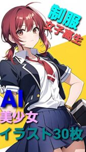 【無料で読める】制服 女子高生 美少女 AI イラストレーション 30枚 JBGI: Japanese Beautiful Girl Illustration (イラストレーション集)