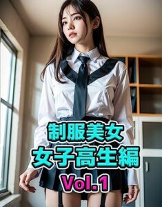 【無料で読める】【AI写真集】制服美女_女子高生編Vol.1
