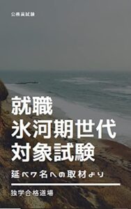 【無料で読める】就職氷河期世代対象公務員試験（延べ７名への取材より）