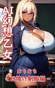 【無料で読める】AI幻想乙女 -むちむち日焼け制服編- AI美少女イラスト集