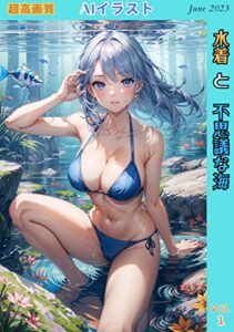 【無料で読める】『超高画質』AIイラスト「水着と不思議な海」｜2023年6月