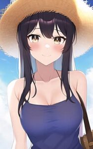 【無料で読める】麦わら帽子少女イラスト画集 (AI彼女)