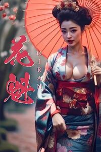 【無料で読める】花街で働く花魁のAIグラビア写真集: 着物姿の美しい遊女 美女のお仕事