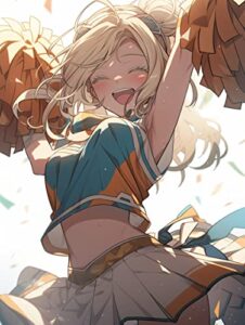 【無料で読める】架空チアガール～smile for you～＜AIイラスト集＞