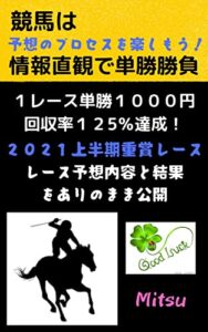 【無料で読める】競馬は情報直観で単勝勝負: 検証結果 単勝回収率125％達成