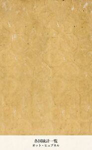 【無料で読める】各国統計一覧 (国立図書館コレクション)