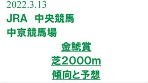 【無料で読める】中央競馬金鯱賞傾向的中予想