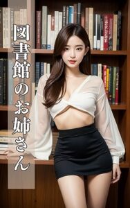 【無料で読める】【AI美女写真集】図書館のお姉さん~魅惑のAI美女~（47P）