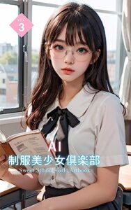 【無料で読める】AI制服美少女倶楽部 3: Sweet School Girls Artbook