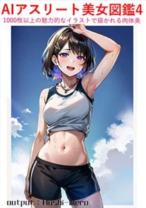 【無料で読める】AIアスリート美女図鑑4: 1000枚以上の魅力的なイラストで描かれる肉体美