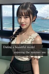 【無料で読める】夏の海を楽しむ美女モデルとのデート 《AIによる次世代グラビア写真集》Vol.29