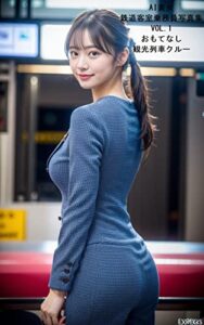 【無料で読める】AI美女鉄道客室乗務員写真集VOL.1おもてなし観光列車クルー