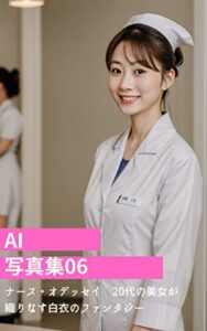 【無料で読める】AI写真集06ナース・オデッセイ20代の美女が織りなす白衣のファンタジー