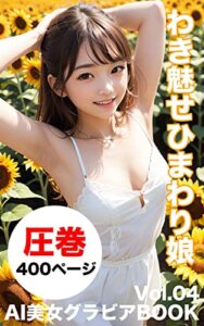 【無料で読める】AI美女グラビアBOOK Vol.04 わき魅せひまわり娘